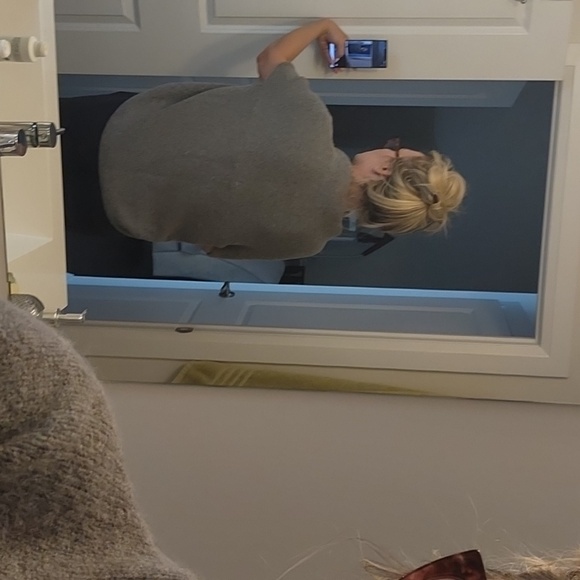 Vince Alpaca Wool Shrug Grey Size S - Picture 8 of 10